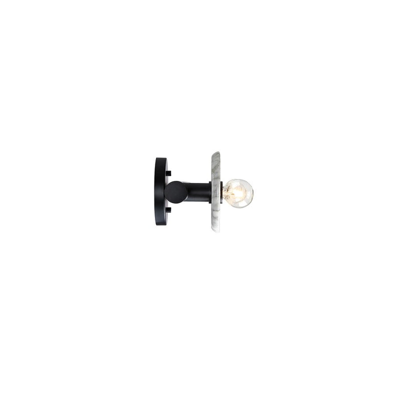 Designers Fountain Fina 3Lt 25" Vanity, Black/Natural Marble