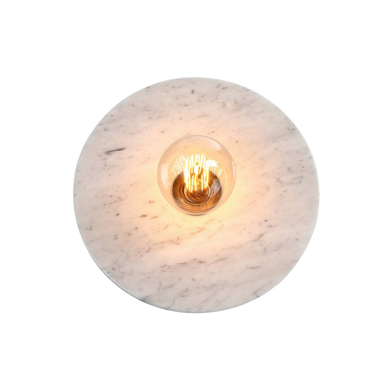 Designers Fountain Fina 1Lt 12" Wall Sconce, Black/Natural Marble