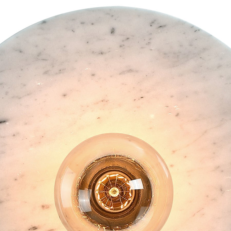 Designers Fountain Fina 1Lt 12" Wall Sconce, Black/Natural Marble