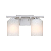 Designers Fountain Bluestone Ridge 2Lt 16" Vanity, Nickel/Cloud - D338M-2B-BN