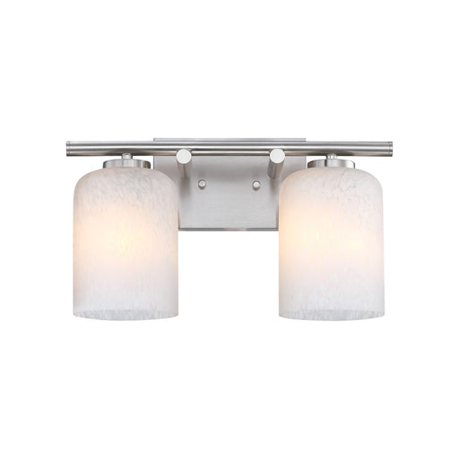 Designers Fountain Bluestone Ridge 2Lt 16" Vanity, Nickel/Cloud