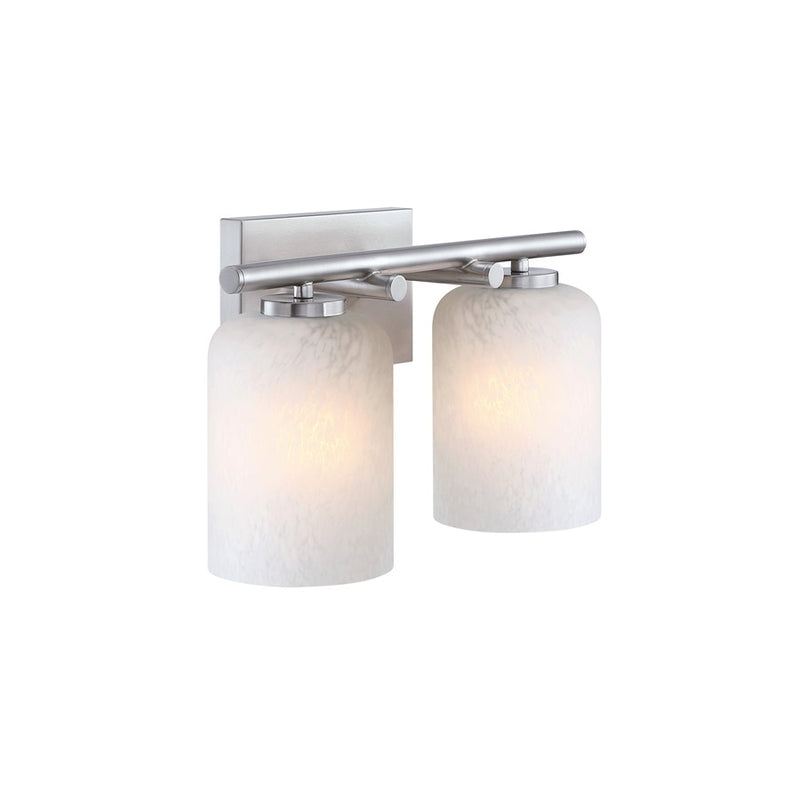 Designers Fountain Bluestone Ridge 2Lt 16" Vanity, Nickel/Cloud