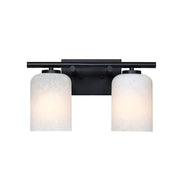 Designers Fountain Bluestone Ridge 2Lt 16" Vanity, BLK/Cloud - D338M-2B-MB