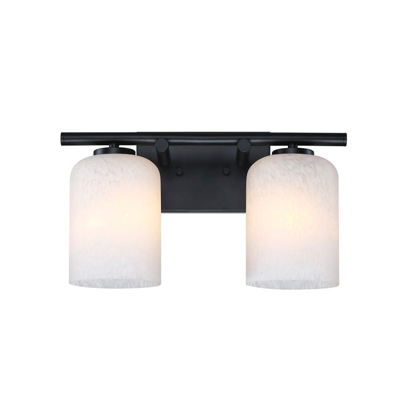 Designers Fountain Bluestone Ridge 2Lt 16" Vanity, BLK/Cloud