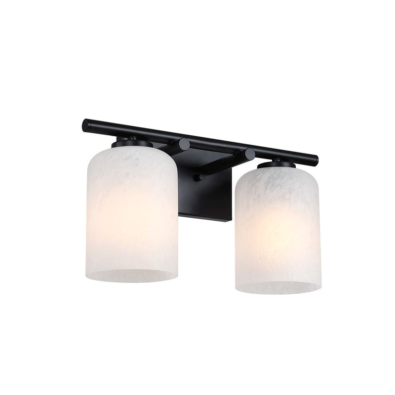 Designers Fountain Bluestone Ridge 2Lt 16" Vanity, BLK/Cloud