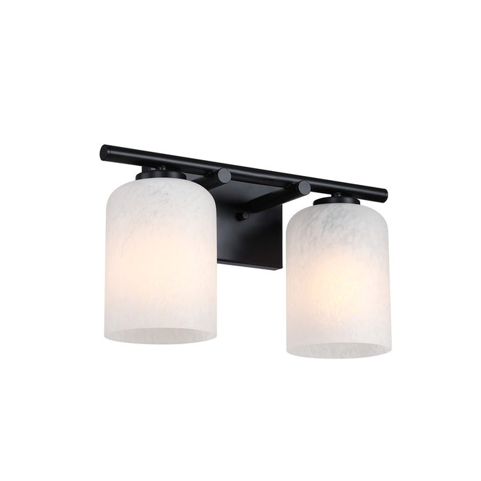 Designers Fountain Bluestone Ridge 2Lt 16" Vanity, BLK/Cloud