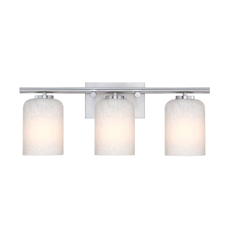 Designers Fountain Bluestone Ridge 3Lt 24" Vanity, Nickel/Cloud - D338M-3B-BN