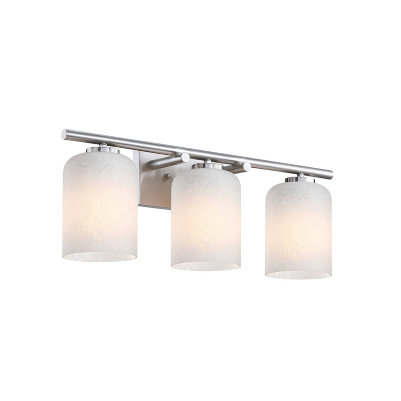 Designers Fountain Bluestone Ridge 3Lt 24" Vanity, Nickel/Cloud