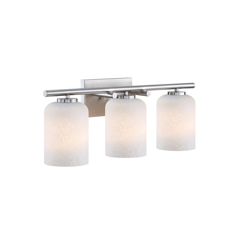 Designers Fountain Bluestone Ridge 3Lt 24" Vanity, Nickel/Cloud