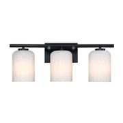 Designers Fountain Bluestone Ridge 3Lt 24" Vanity, BLK/Cloud - D338M-3B-MB