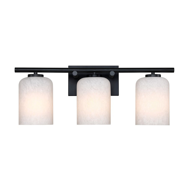 Designers Fountain Bluestone Ridge 3Lt 24" Vanity, BLK/Cloud - D338M-3B-MB