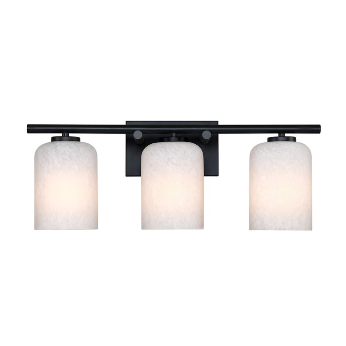 Designers Fountain Bluestone Ridge 3Lt 24" Vanity, BLK/Cloud - D338M-3B-MB