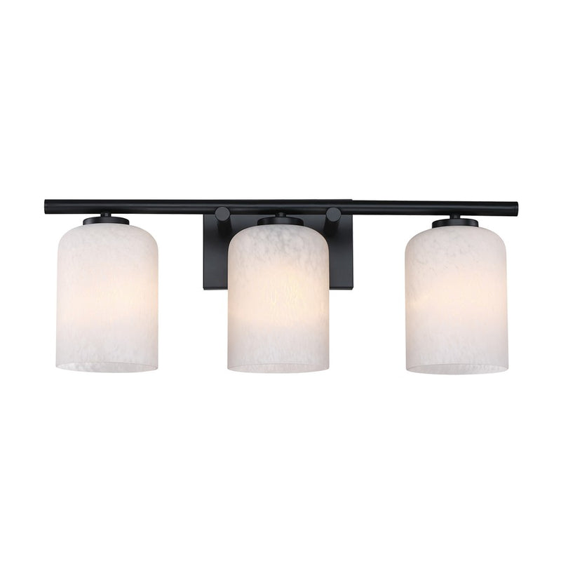 Designers Fountain Bluestone Ridge 3Lt 24" Vanity, BLK/Cloud