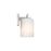Designers Fountain Bluestone Ridge 1Lt 6" Sconce, Nickel/Cloud
