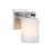 Designers Fountain Bluestone Ridge 1Lt 6" Sconce, Nickel/Cloud