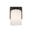 Designers Fountain Bluestone Ridge 1Lt 6" Sconce, BLK/Etched Cloud