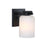 Designers Fountain Bluestone Ridge 1Lt 6" Sconce, BLK/Etched Cloud
