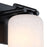 Designers Fountain Bluestone Ridge 1Lt 6" Sconce, BLK/Etched Cloud
