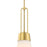 Designers Fountain Evergreen Oasis 1Lt 12" Pendant, Gold/Opal