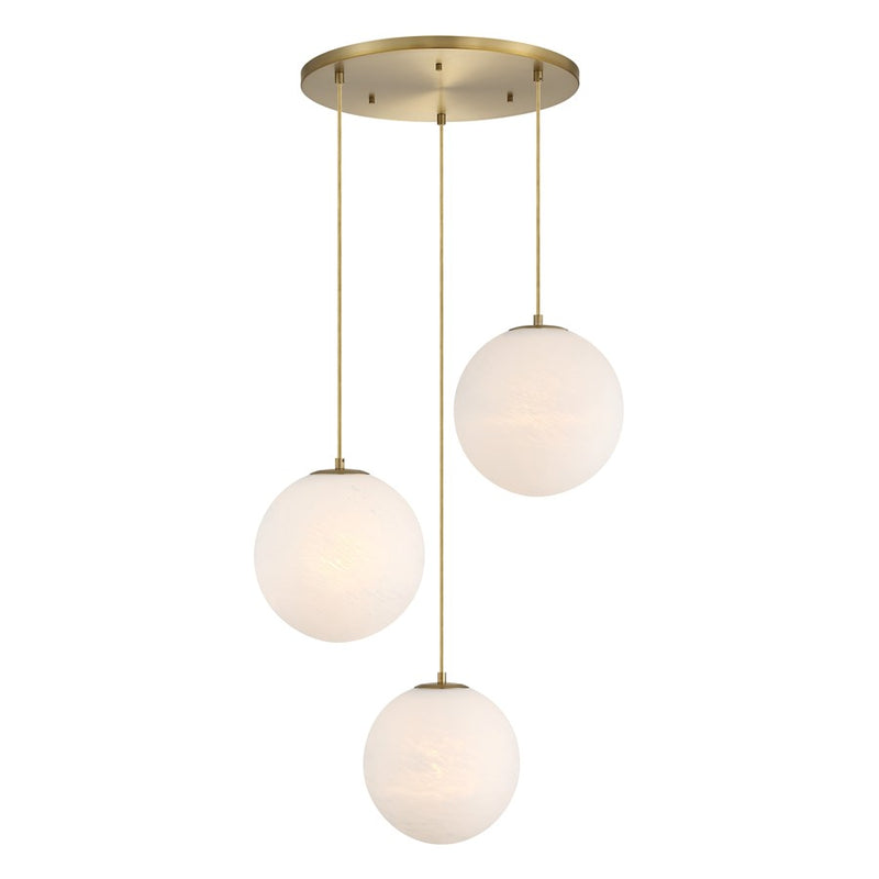 Designers Fountain Pixie 3Lt 12" Chandelier, Gold/Etched Cloud - D342M-3CHB-BG