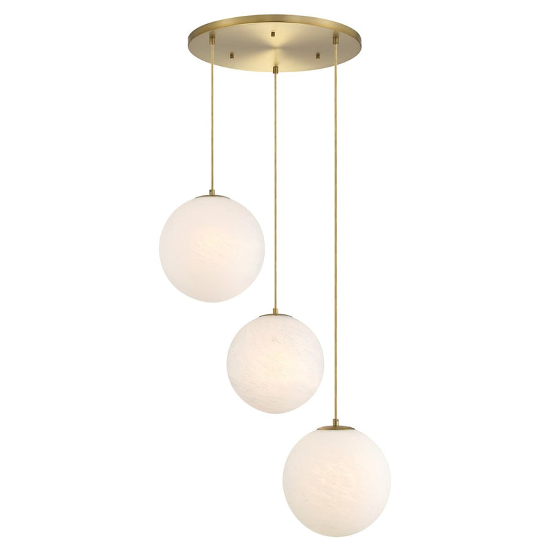 Designers Fountain Pixie 3Lt 12" Chandelier, Gold/Etched Cloud