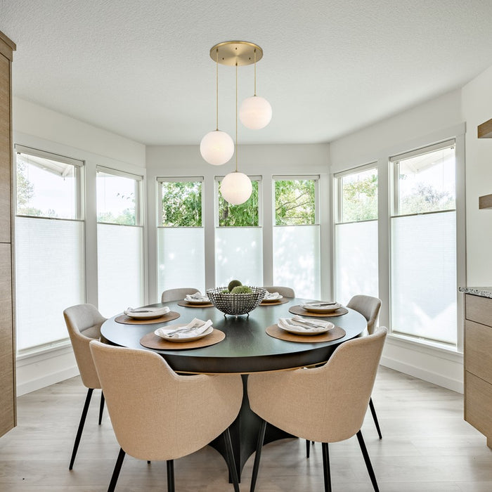 Designers Fountain Pixie 3Lt 12" Chandelier, Gold/Etched Cloud