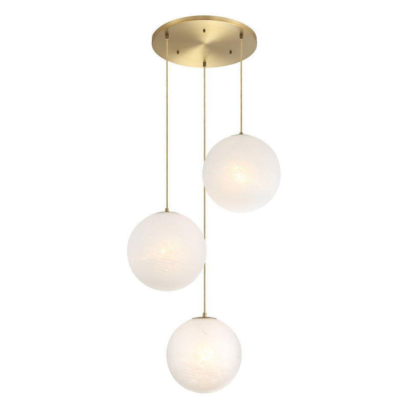 Designers Fountain Pixie 3Lt 14" Chandelier, Gold/Etched Cloud
