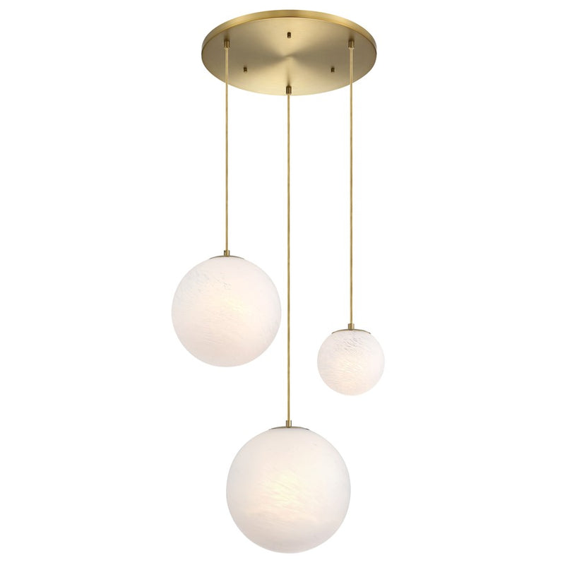 Designers Fountain Pixie 3Lt Chandelier, Gold/Etched Cloud