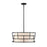 Designers Fountain Aria Falls 3Lt 22" Drum Pendant, Black - D344M-22P-MB