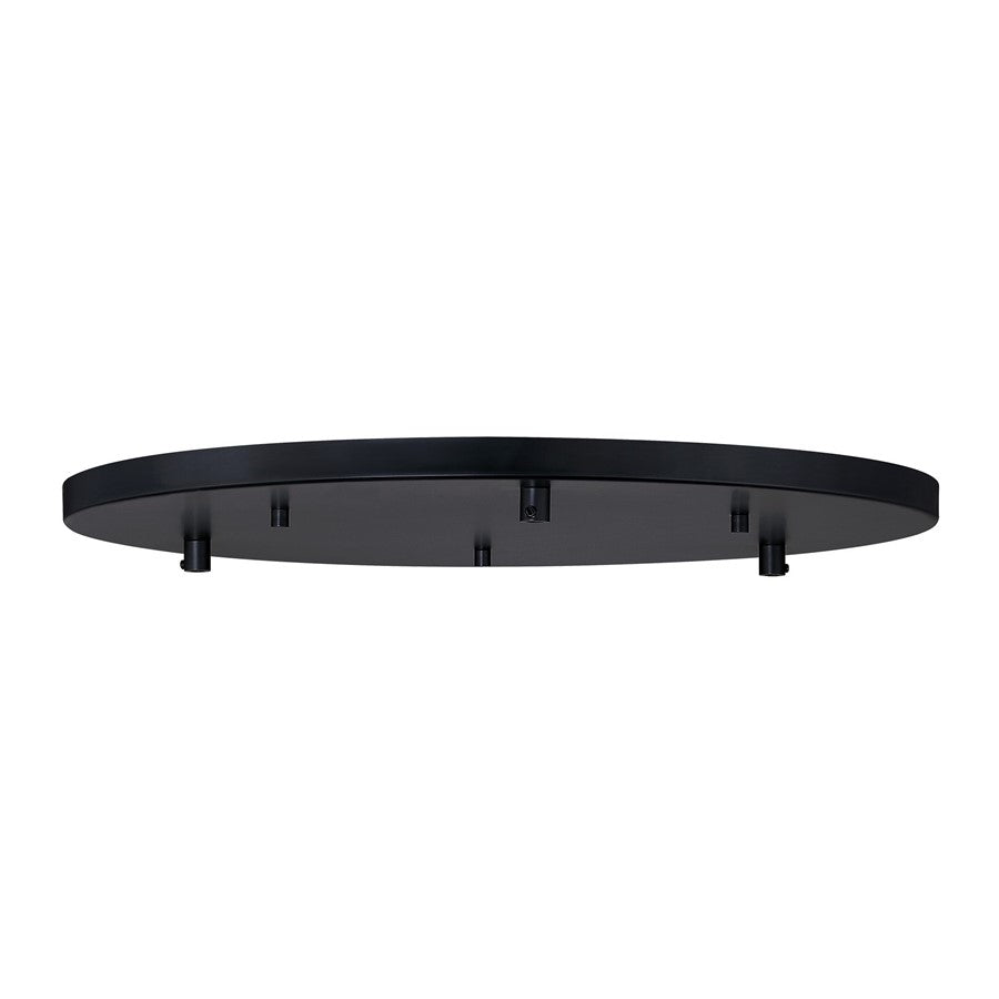 Designers Fountain Neva 3Lt Canopy for Chandelier/Small, Black - D345M-CANS-MB