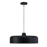 Designers Fountain Forbidden Springs 8Lt Down Pendant, BLK/BLK - D346C-20P-MB