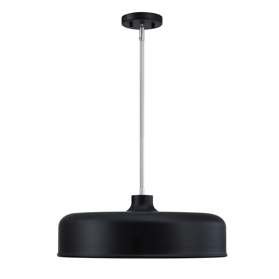 Designers Fountain Forbidden Springs 8Lt Down Pendant, BLK/BLK - D346C-20P-MB