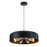 Designers Fountain Forbidden Springs 8Lt Down Pendant, BLK/BLK