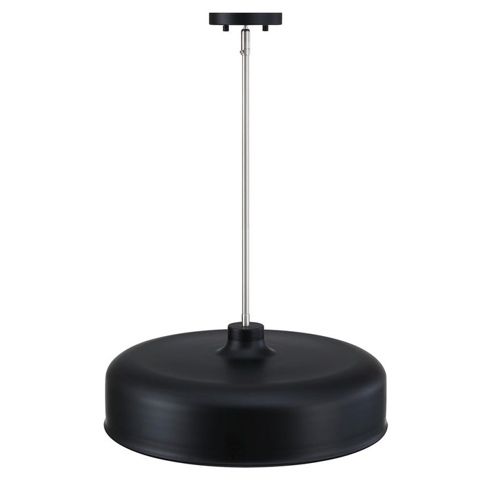 Designers Fountain Forbidden Springs 8Lt Down Pendant, BLK/BLK
