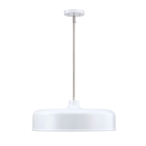 Designers Fountain Forbidden Springs 8Lt Down Pendant, White - D346C-20P-MW