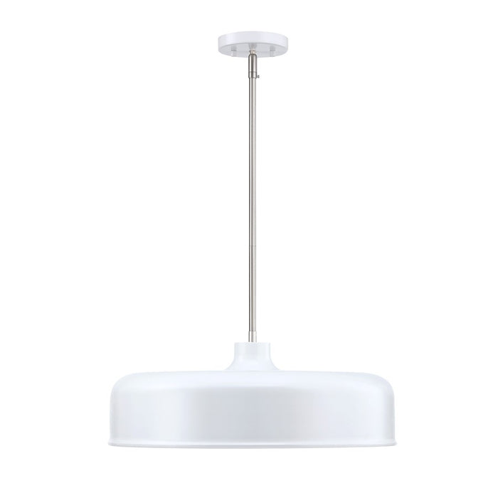 Designers Fountain Forbidden Springs 8Lt Down Pendant, White - D346C-20P-MW