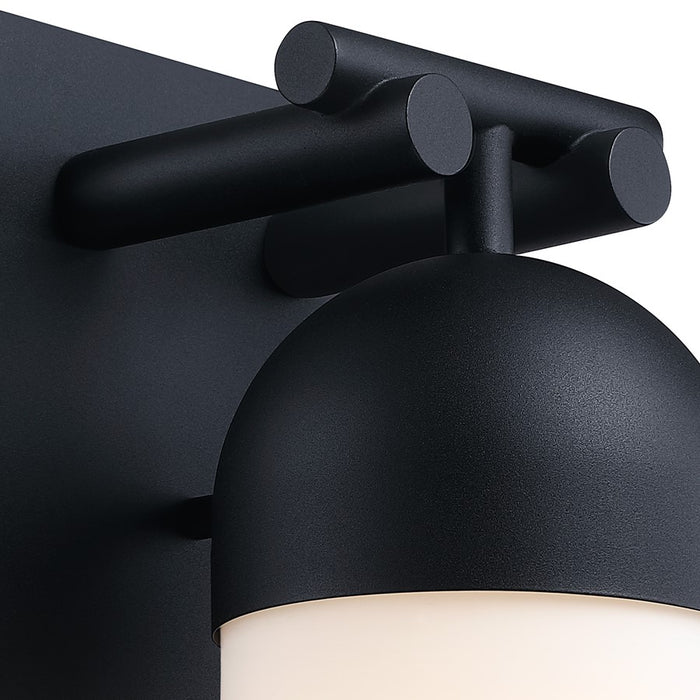 Designers Fountain Ever Spring 1Lt 14" Outdoor Wall, BLK/Opal