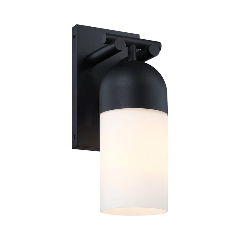 Designers Fountain Ever Spring 1Lt 18" Outdoor Wall, BLK/Opal