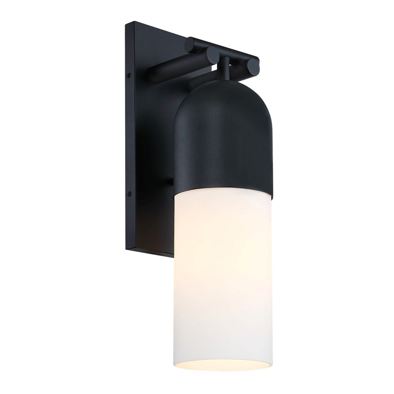 Designers Fountain Ever Spring 1Lt 22" Outdoor Wall, BLK/Opal
