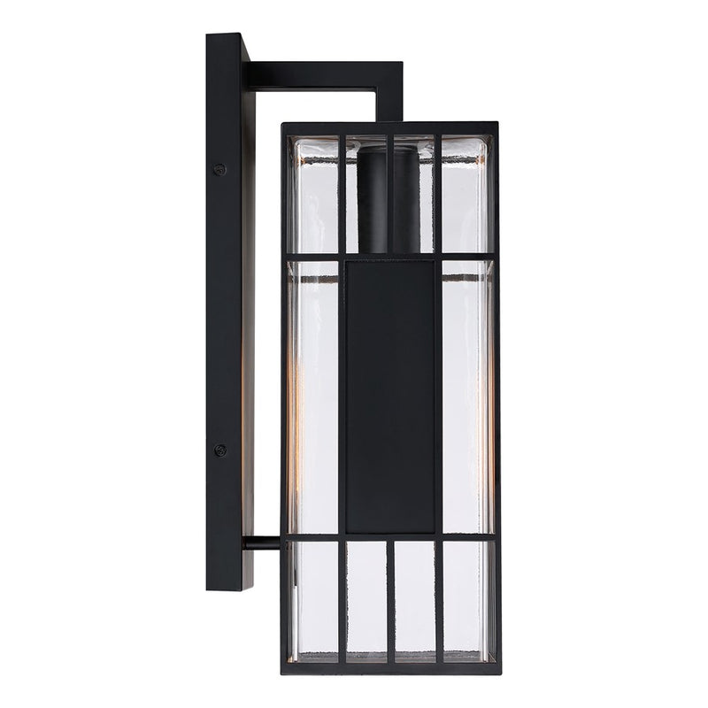 Designers Fountain Edgehill 1Lt 18" Outdoor Wall, Black/Clear