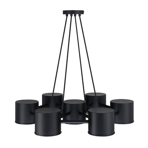 Designers Fountain Fleur Oasis 7Lt Chandelier, Black - D353C-7CH-MB