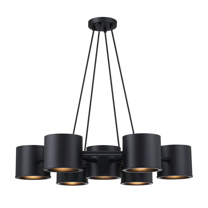 Designers Fountain Fleur Oasis 7Lt Chandelier, Black