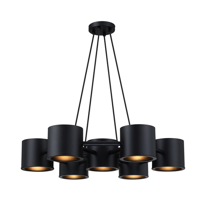 Designers Fountain Fleur Oasis 7Lt Chandelier, Black
