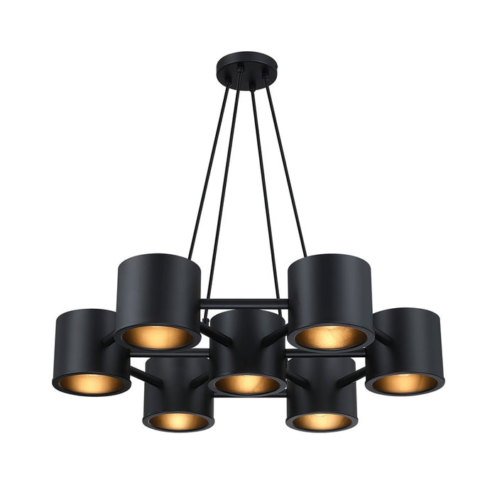 Designers Fountain Fleur Oasis 7Lt Chandelier, Black