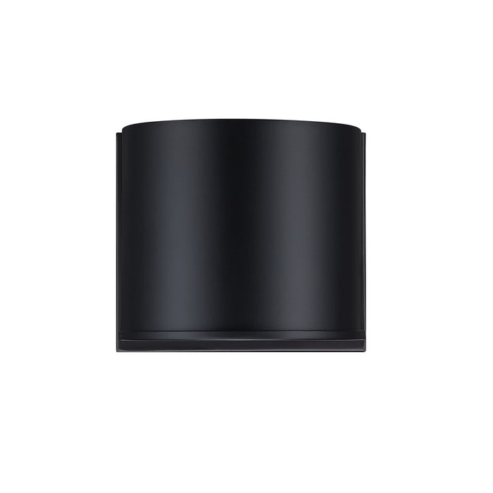 Designers Fountain Fleur Oasis 1Lt 7" Wall Sconce, Black - D353C-WS-MB