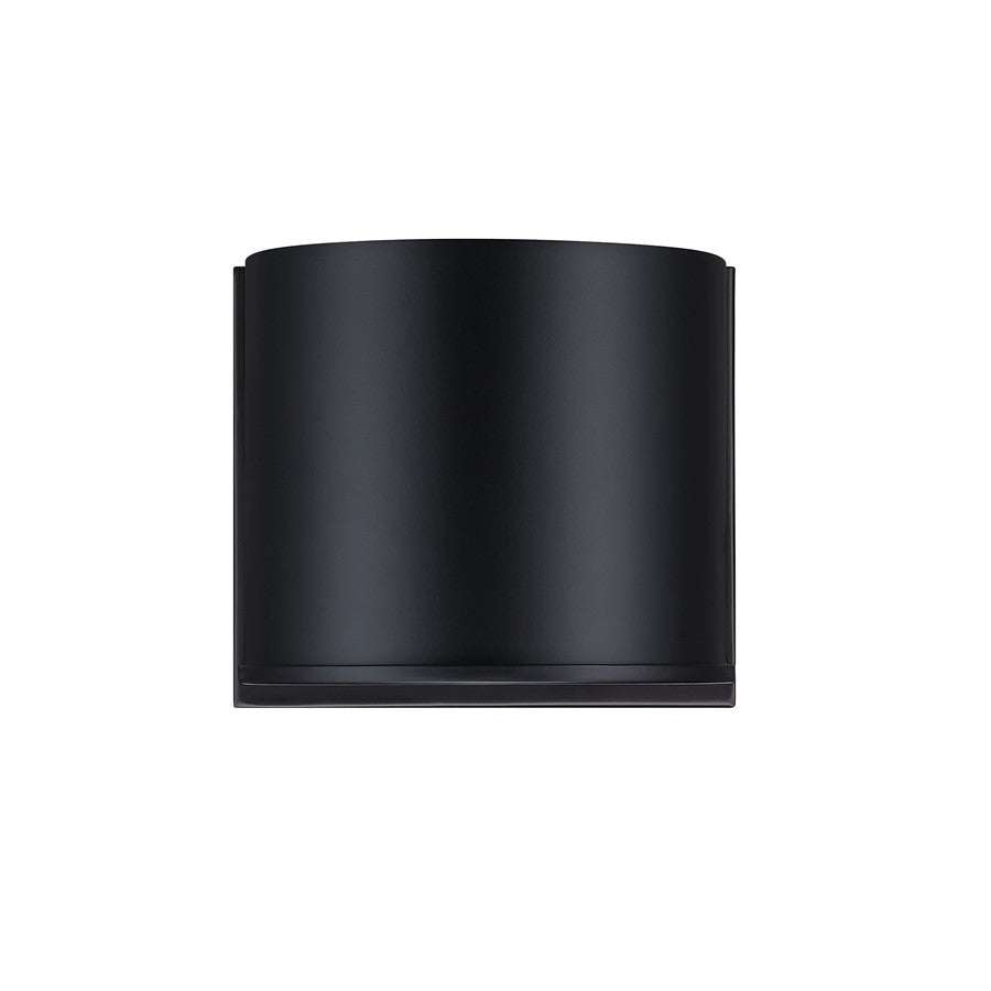 Designers Fountain Fleur Oasis 1Lt 7" Wall Sconce, Black - D353C-WS-MB