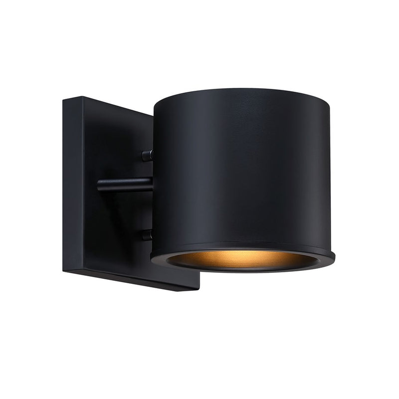 Designers Fountain Fleur Oasis 1Lt 7" Wall Sconce, Black
