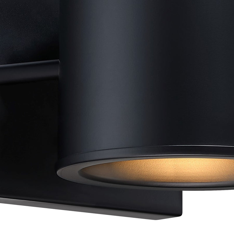 Designers Fountain Fleur Oasis 1Lt 7" Wall Sconce, Black