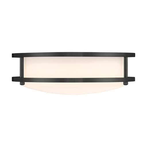 Designers Fountain DC Series 1Lt 10" Flush Mount, Black/White/PK-4
