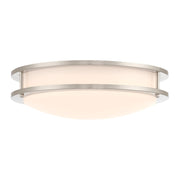 Designers Fountain DC Series 1Lt 12" Flush Mount, Black/WH/PK-4 - EV1412C5D-43-4